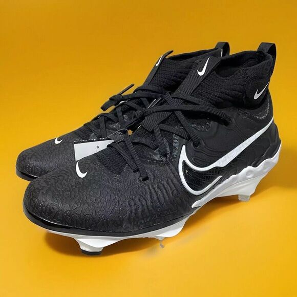 Nike Alpha Huarache NXT Men sz 7 Black White Baseball Cleats DJ6517-001 main image 4